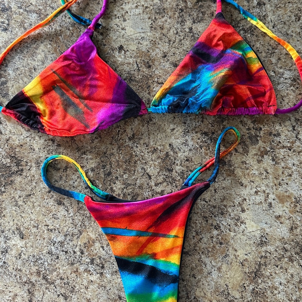 Vibrant Multicolor Bikini Set